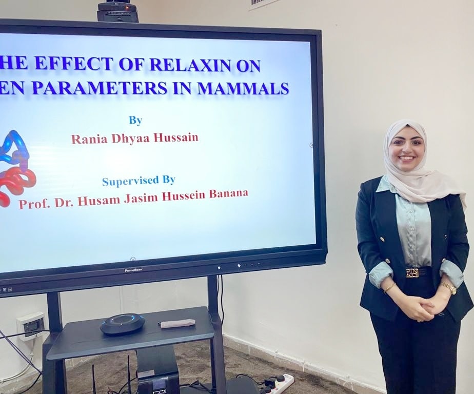 A seminar on the effect of relaxin on semen parameters in mammals by the College of Agricultural Engineering Sciences