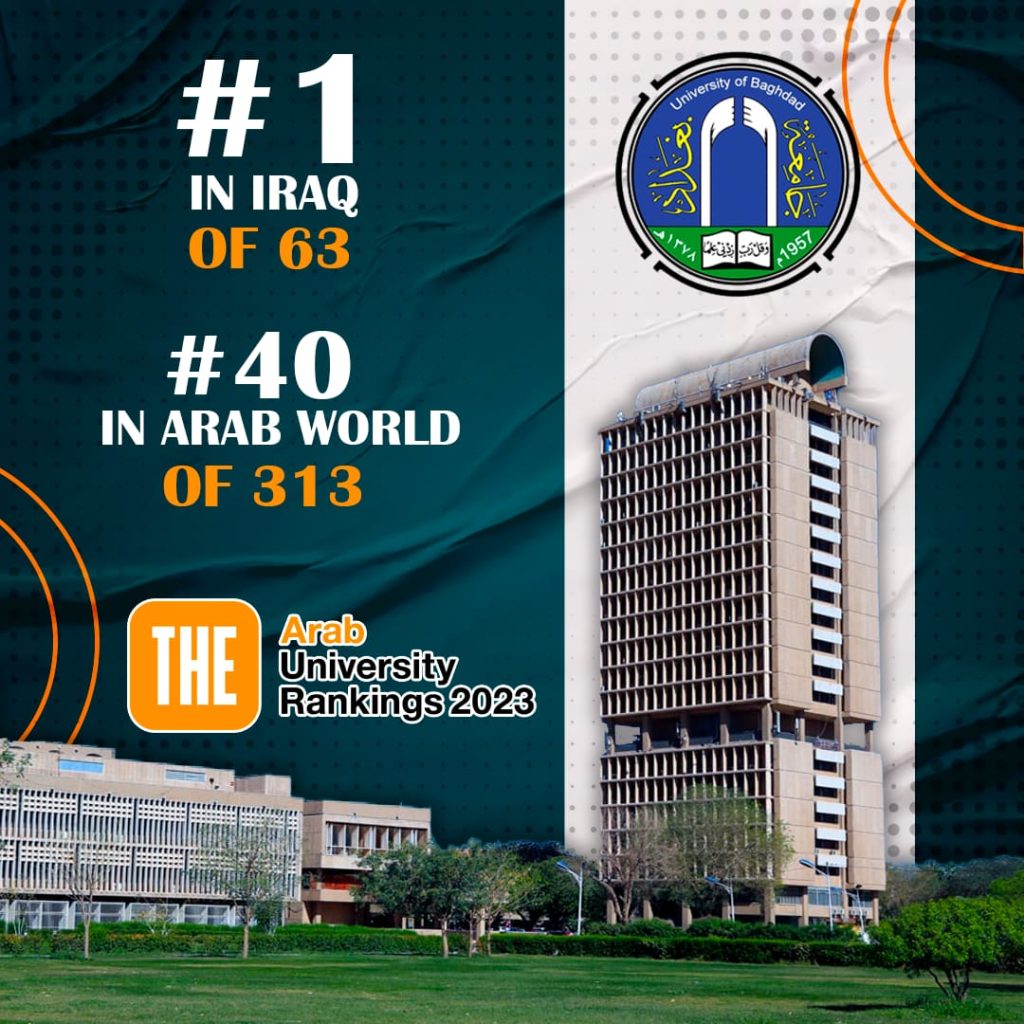 University of Baghdad Ranks First in Iraq
