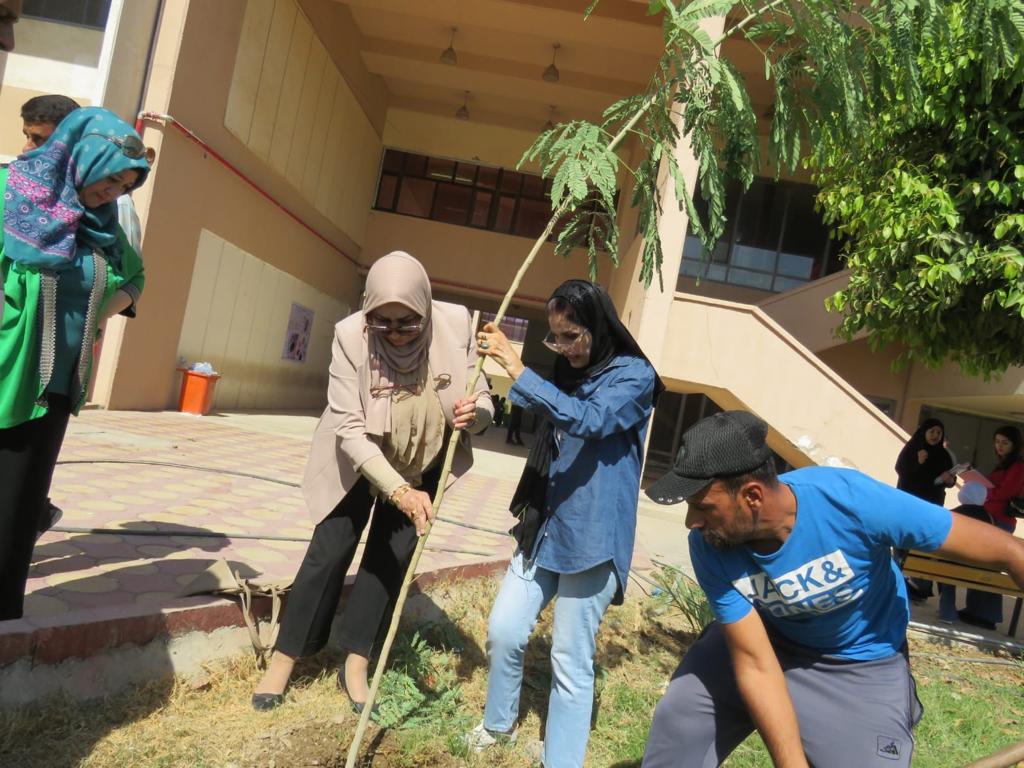 Continuous Efforts to Preserve the Environment: Extensive Planting Campaign at the College of Agricultural Engineering Sciences