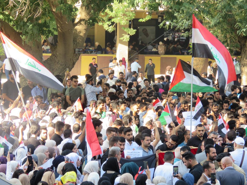 College of Agricultural Engineering Sciences Participate in a Solidarity Stand with the Palestinian People