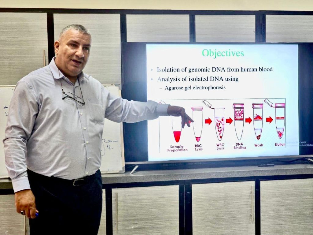 The College of Agricultural Engineering Sciences Organizes a Workshop on Methods of DNA Extraction from Various Tissues