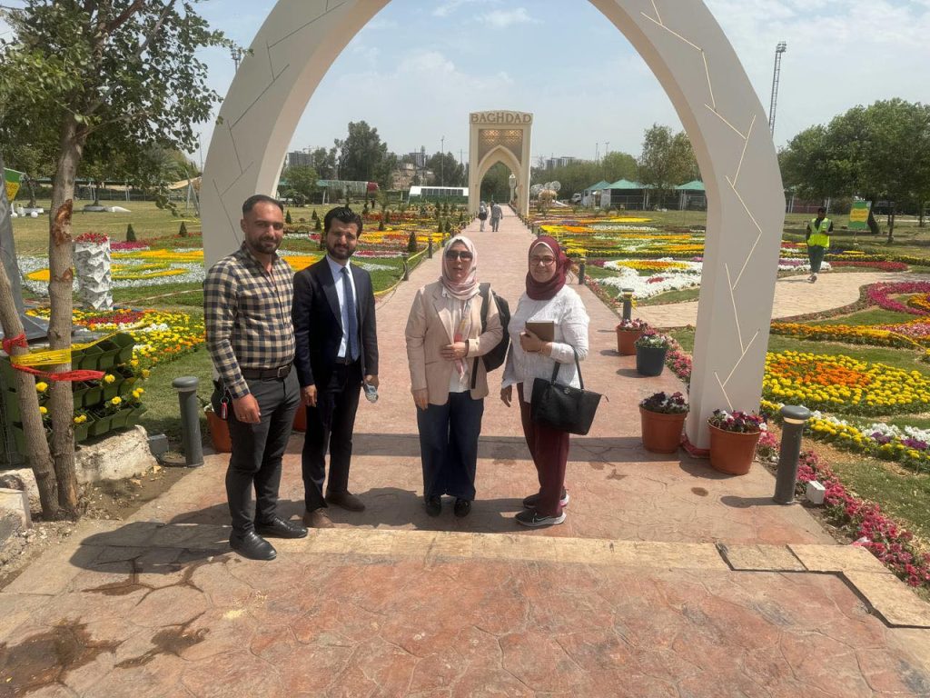 College of Agricultural Engineering Sciences Participates in the Judging Committee for the Entries in the Thirteenth International Baghdad Flower Festival
