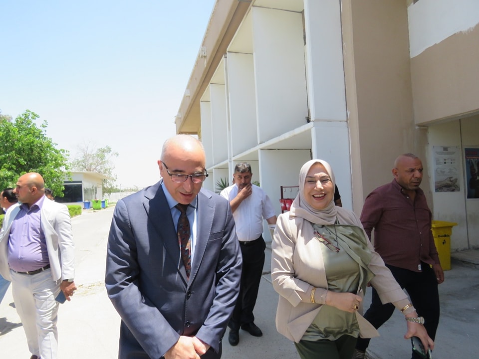 Visit of the President of University of Baghdad  to the College of Agricultural Engineering Sciences