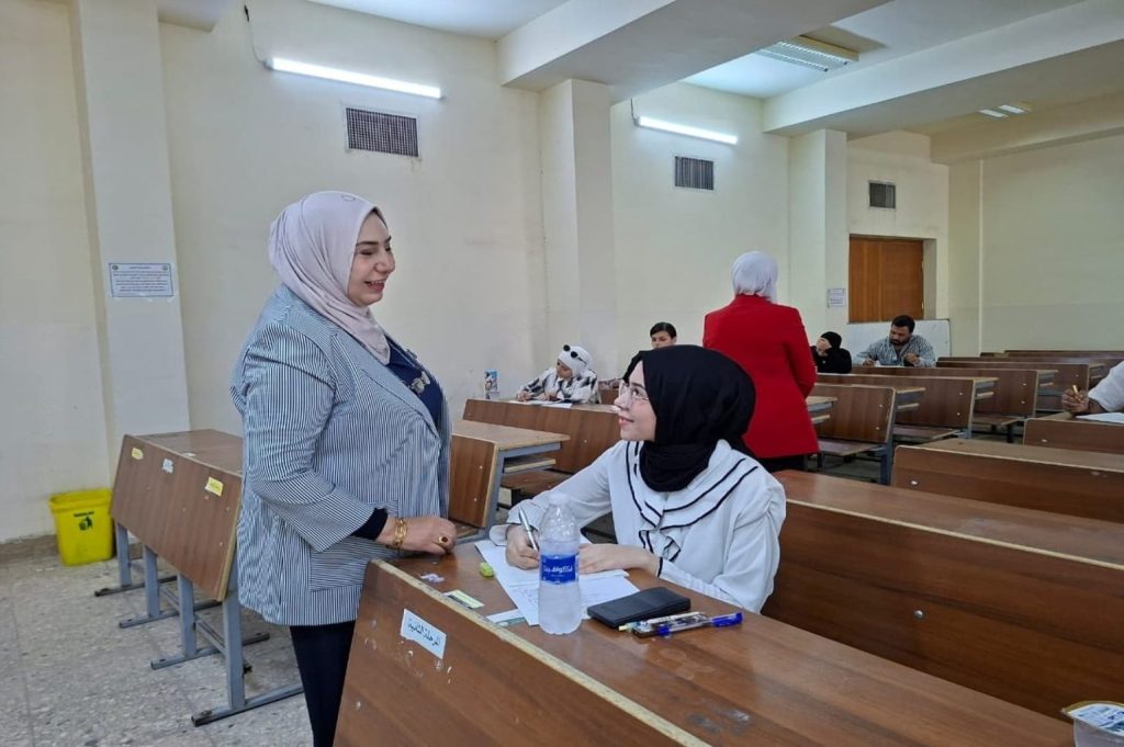 The Dean Supervises the Progress of the Exams