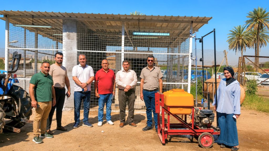 Field Visit to an M.Sc. Research Experiment